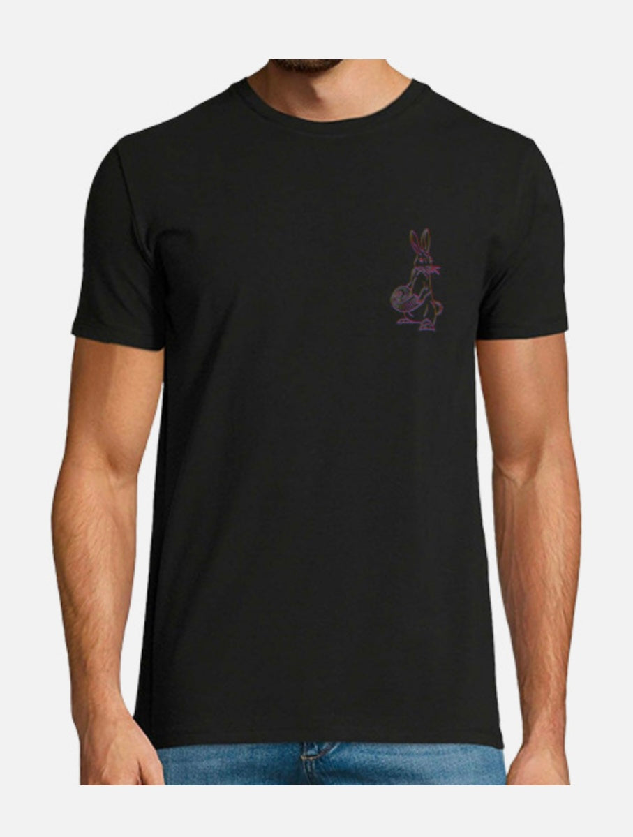 T shirt Night-Glow (pink) Rabbit & Nautilus