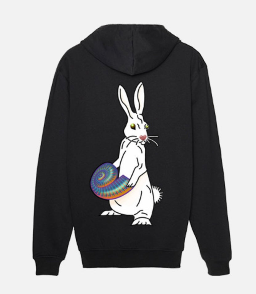 Hoodie White Rabbit & Nautilus